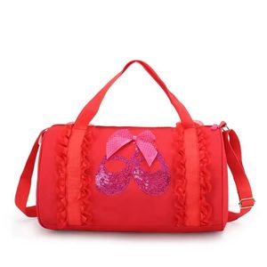 Girls ballet dancing clothes storage bag, durable and spacious dance gear organizer for ballet, gymnastics, and sports, lightweight, waterproof, easy to carry, perfect for kids and teens