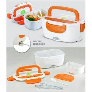 Electric lunch box with plastic liner