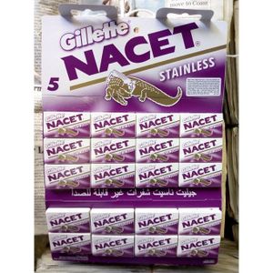 Gillette 100 Pcs Nacet Stainless Razors