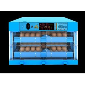 Industrial and Agricultural 128 Eggs Incubator Temperature Control Hatcher AC/DC