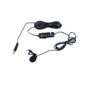 Boya BY-M1 Professional Lavalier Lapel Microphone with 3.5mm TRRS Connector for Smartphone and DSLR Cameras