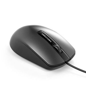 3-Button USB Wired Mouse - 1200 DPI, 1.5M Cable, Black