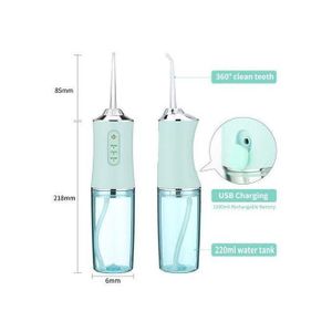 Portable Oral Irrigator Water Flosser Usb Water Jet Floss 4 Jet