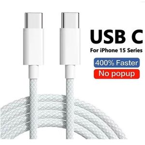 Apple 60W DATA CABLES FOR IPHONE 15 16 17 USB C CABLE / LIGHTENING TO TYPE C DATA CABLES FOR IPHONE - 1M - 2M
