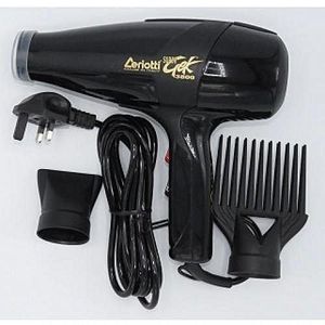 Zeriotti Super GEK 3000 Blow Dry Hair Dryer - Black.