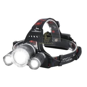 3-Way LED Headlamp – Adjustable Brightness Torch