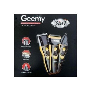 Geemy Shaver Rechargeable Hair Shaving Machine, Shaver- 3 In 1