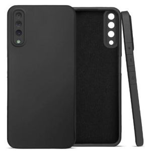 Soft Silicone Back Cover for Samsung Galaxy A50 - Black, anti-fingerprint, anti-scratch, durable silicone case