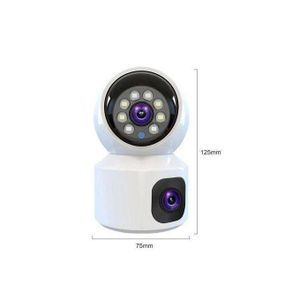 WIFI DUO LENS HD SURVEILANCE CCTV CAMERA