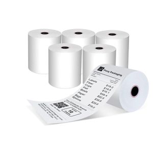  PACK of 5 pieces 79mm x 80mm x13mm Thermal roll - PACK of 5 pieces