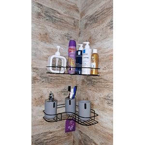 Bathroom & Kitchen Corner Shelf Organizer