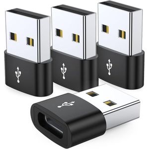 4PCS USB C Female To USB Male USB OTG Adapter