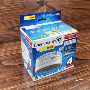 Enerbras  Enershower 4T High Functionality, Maintenance-Free, Cost-Effective, Borehole & Normal Water Instant Water Heater Shower Head For Borehole Hard Salty & Soft Normal Fresh Water 