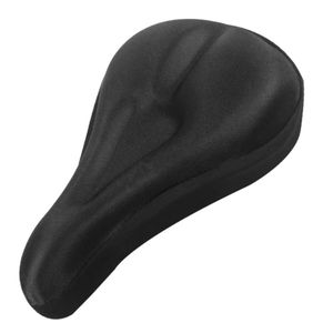 MTB Seats Gel Silicone Sponge Bicycle 3D Soft Gel Saddle Seat Cover Cushion Pad (Waterproof, Universal)