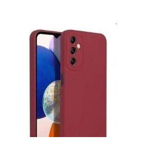 Soft Silicone Back Cover for Samsung Galaxy A04s - Maroon, anti-fingerprint, anti-scratch, durable silicone case