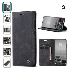 CaseMe For IPhone 14 Pro Max Wallet Case,Soft PU Leather Flip Case Magnetic Stand Flip Protective Cover Leather Case With ID & Credit Card Slots Holder