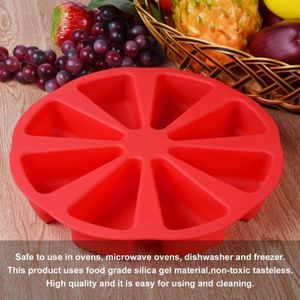 1pc Silicone Cake Scone Pan, Triangle 8 Cavity Pizza Cake Pan