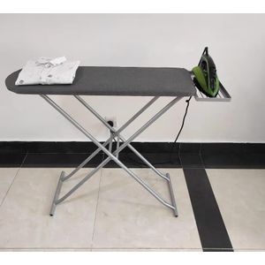 Metallic Ironing Board – Foldable Adjustable Height Ironing Table with Strong Steel Frame