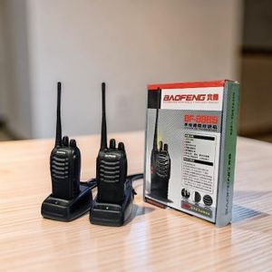 Baofeng  BF-888S Rechargeable Battery 1500MAh Li-ion Battery Long Range Clear Sound Performance Device Hand Held Security Walkie Talkie Radio Calls- 2 Pieces