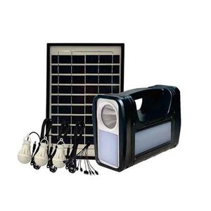NML Portable DC Solar Lighting System with 3 Pcs Lighting Bulb and 5 In 1 USB Charging Cable