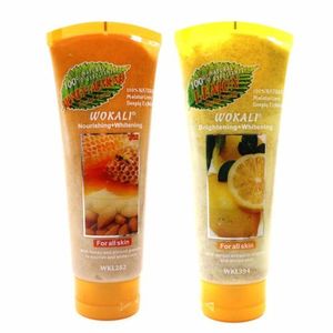 Fruit Of The Wokali Face Scrub Honey Almond & Lemon, 120g