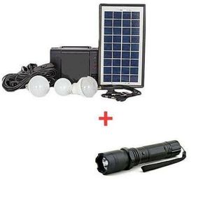 Kamisafe Affordable Solar System With LED Lights And Phone Charging Kit Free Torch