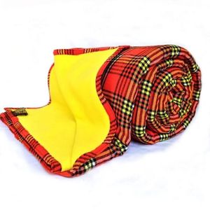 African Masai Maasai Shuka Blanket Shawl Scarf Sarong Kimono 59x79"  From Kenya