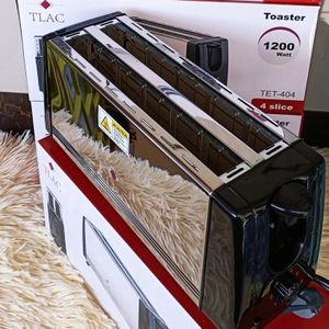 Tlac toaster 4 slices crunchy toast for breakfast 