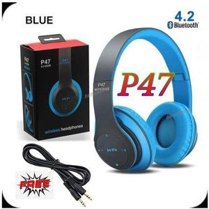 P47  Bluetooth Wireless Music Headsets +1M Aux Cable