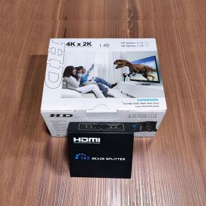 Brand New Fast Data Transfer 4K 2 Port HDMI Splitter 1×2 Repeater Amplifier