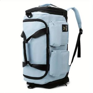 Multi-Hand Portable Oxford Cloth Gym Bag with Letter Design