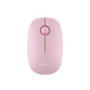 Havit  MS57GT PC.2.4GHz,50g,98*60*30mm,3,000,000 times, series-Wireless mouse - Pink