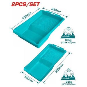 TOTAL TCHPTT435105 2 Pcs paint tray set