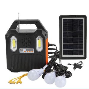 Dat  Solar Light DT-9015B – Portable Solar Home Lighting System with Panel & Bulbs