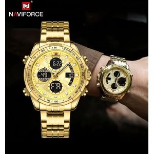 NAVIFORCE NF9197 Men’s Watch – Dual Display with Analogue & Digital Time