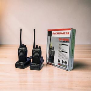 Baofeng BF-888S 16 Channels Two Way Communication Stable Performance Radio Hand Held Security Walkie Talkie Radio Calls- 2 Pieces