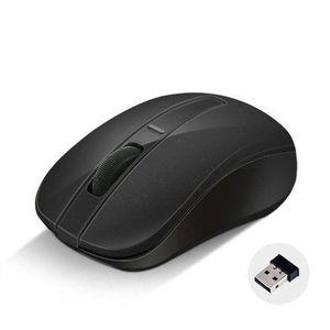 New 2.4GHz Wireless Mobile Mouse With USB Receiver Adjustable DPI Computer Laptop PC Optical Mice,Black