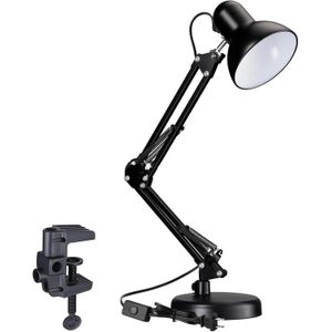 Adjustable Architect Study Lamp E27 Clamp On Student Reading Study Desk Light