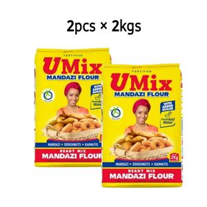 Umixx Mandazi Flour 2kgs *2 -Ready Mix Flour for Mandazi ,Doughnuts and Kaimatis-2×2kgs