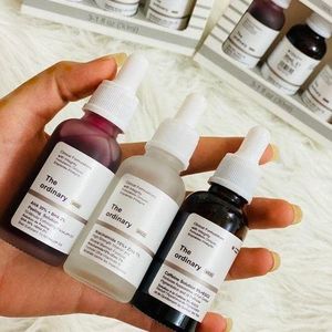 The Ordinary  Vico Skin Care Set – Niacinamide + Caffeine + AHA Peeling Solution (3-in-1 Routine)
