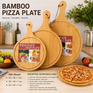 Bamboo Pizza Plate