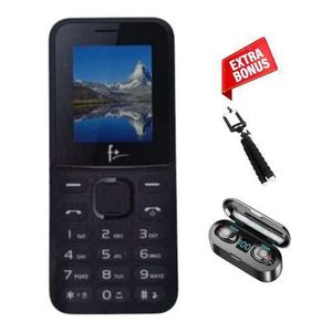 f+ 170L, Dual Sim, "1.77"inch, 600mAh, FM Radio - Black
