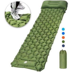 Quality Self-Inflating Camping Sleeping Pad Sleeping Mattress With Inbuilt Inflatable Pillow