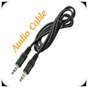 Stereo Cable black 1,5m, Jack 3p - Mini Jack 3p