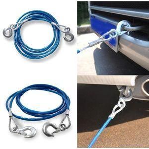 Car Trailer Heavy Duty Emergency Steel Wire Tow Rope Cable