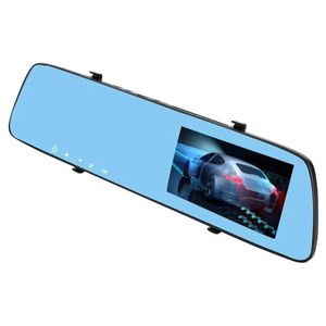 Dual Lens Car DVR Mirror Dashcam Full HD 1080P 4.3 Inch LCD Vehicle Blackbox Night Vision Loop Recording Parking Security