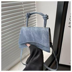 Soft Denim Cross-Body Bag
