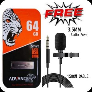 Advance Original 64GB Flash Disk/64 GB FlashDisk + Free Smartphone Microphone