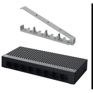 Netis ST3108C 8 Port Fast Ethernet Switch, 8*10/100Mbps Auto-Negotiation RJ45 ports, Plastic case, desktop or wall-mounting design better for home and office use, Plug and Play, no configuration required