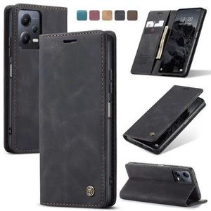 Wallet Flip Case, Retro Leather All-Round Protection Flip Cover Case For For Xiaomi Poco X5